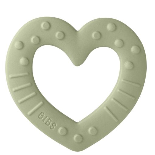 Mordedor BIBS Baby Bitie Corazón Sage