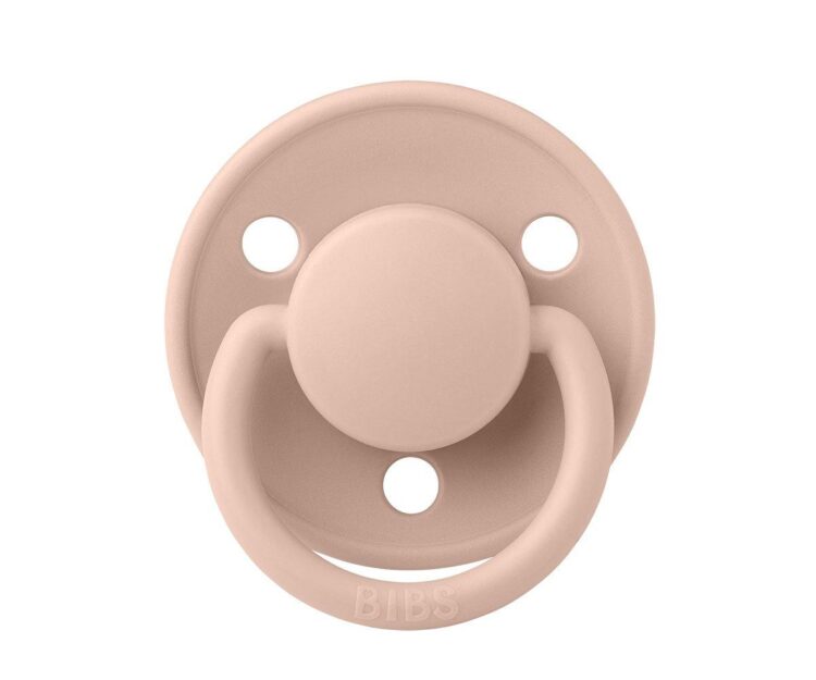 2 Chupetes BIBS De Lux Woodchuck/Blush Silicona - Imagen 2