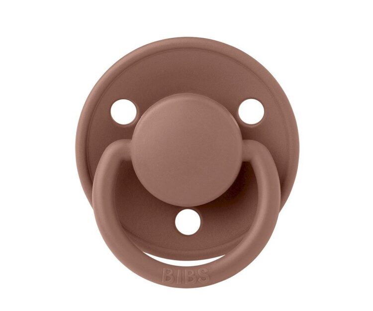 2 Chupetes BIBS De Lux Woodchuck/Blush Silicona - Imagen 5