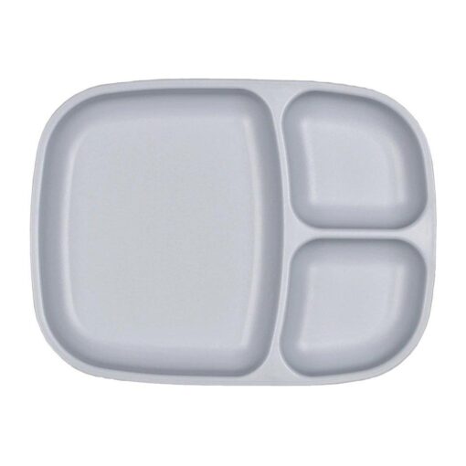 Plato Grande Compartimentos Replay Gris