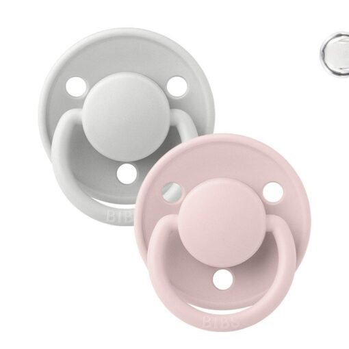 2 Chupetes BIBS De Lux Haze/Blossom Silicona