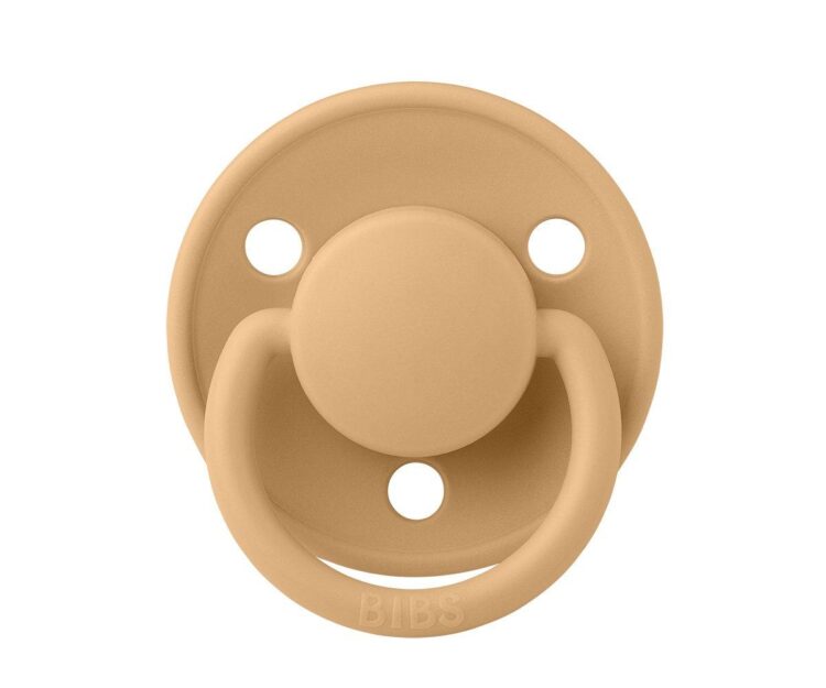 2 Chupetes BIBS De Lux Desert Sand/Sunshine - Imagen 4