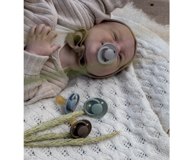 2 Chupetes BIBS De Lux Desert Sand/Sunshine - Imagen 6