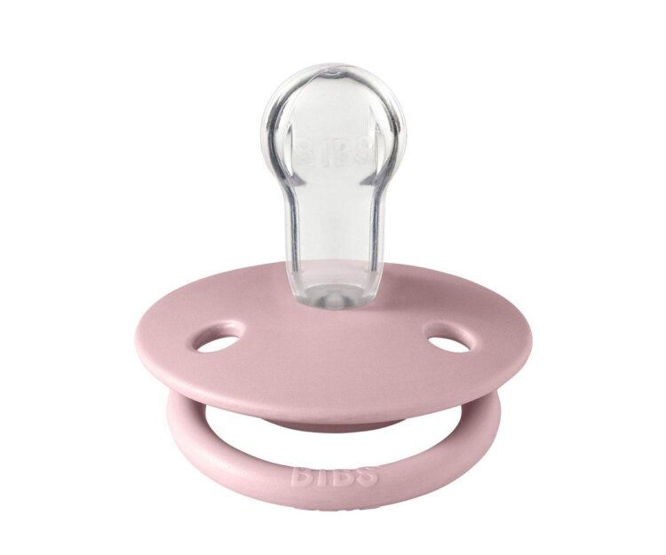 2 Chupetes BIBS De Lux Pink Plum/Peach - Imagen 8