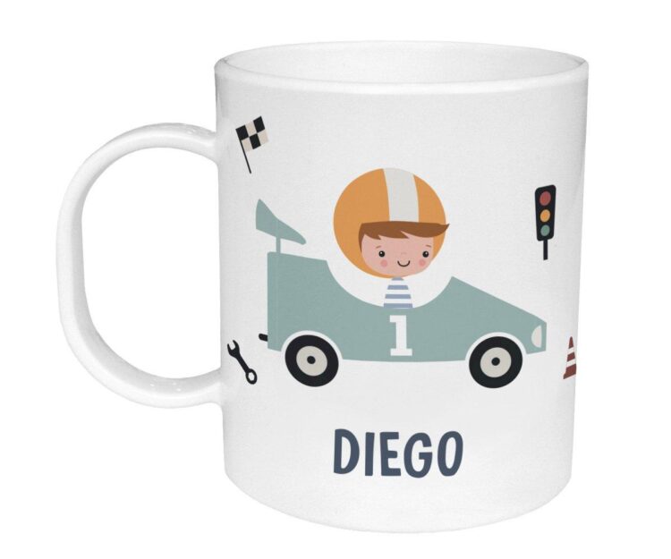 Taza de Plástico Personalizada Speed Racers