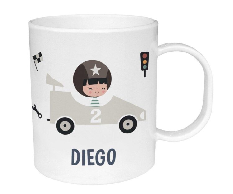 Taza de Plástico Personalizada Speed Racers - Imagen 2