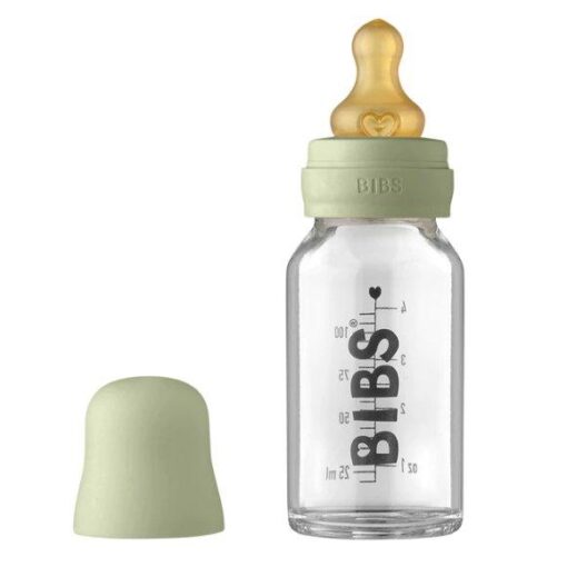 Biberón Cristal BIBS Sage 110ml