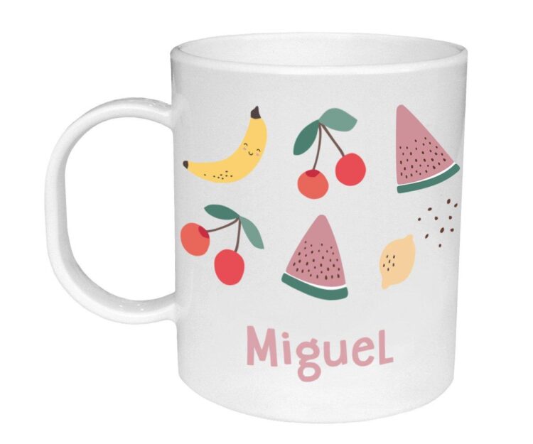 Taza de Plástico Personalizada Fruits - Imagen 3