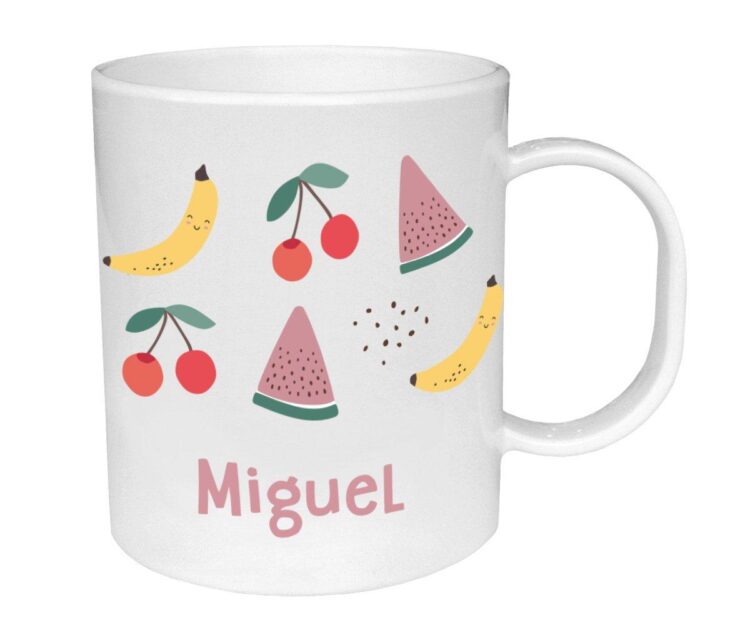 Taza de Plástico Personalizada Fruits - Imagen 4