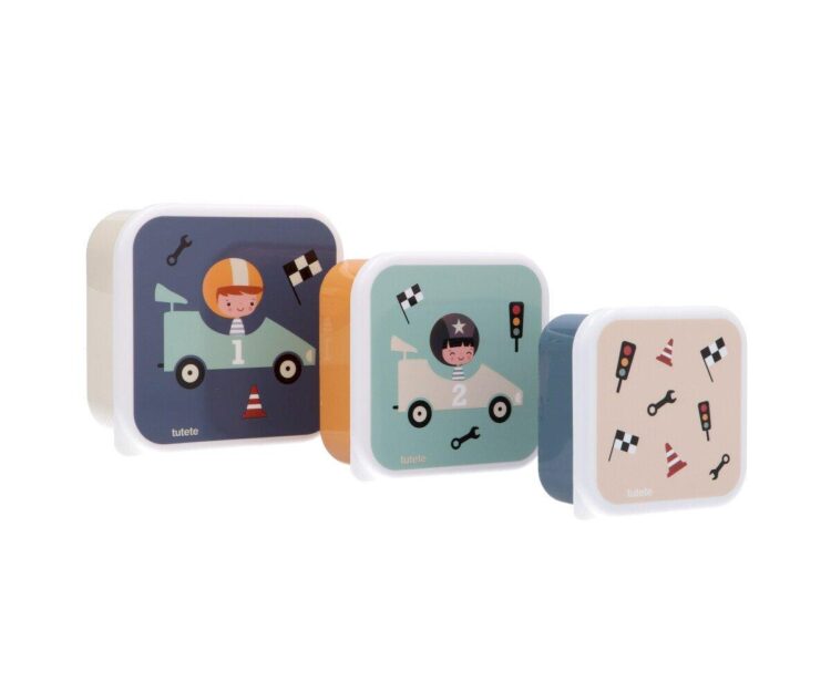 3 Cajas Almuerzo Speed Racers - Imagen 2