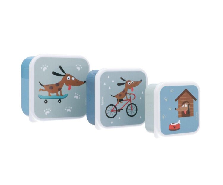 3 Cajas Almuerzo Skater Dog - Imagen 2