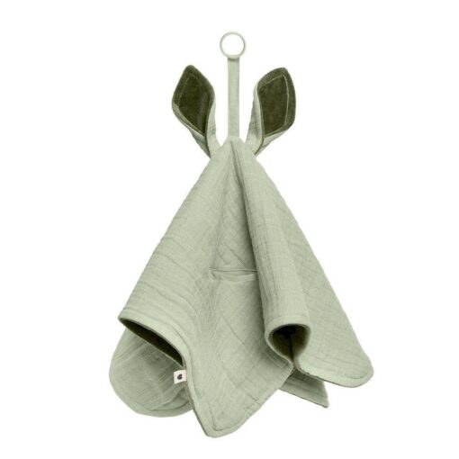 Doudou Kangaroo BIBS Sage