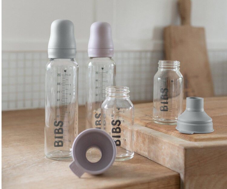 Biberón Cristal BIBS Cloud 225ml - Imagen 3