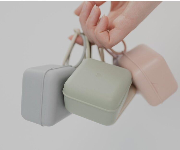 Portachupetes BIBS Dusky Lilac - Imagen 6
