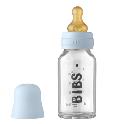 Biberón Cristal BIBS Baby Blue 110ml