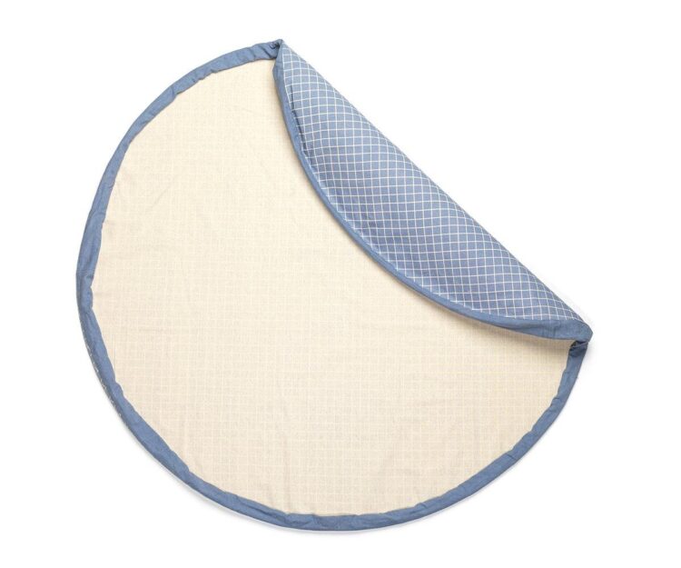 Saco Reversible Play & Go Classic Orgánico Cuadros Blue - Imagen 2