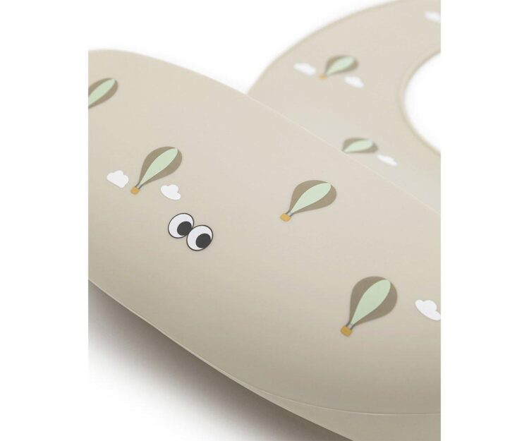 Babero Silicona Little Hot Air Balloon - Imagen 2