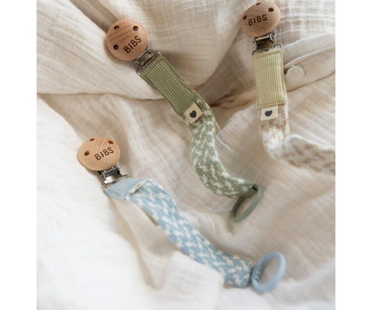 Chupetero BIBS Trenzado Ivory/Vanilla - Imagen 4