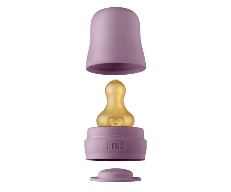 Biberón Cristal BIBS Mauve 110ml - Imagen 2