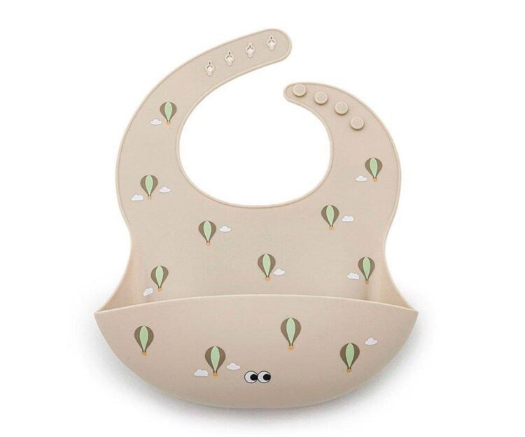 Babero Silicona Little Hot Air Balloon