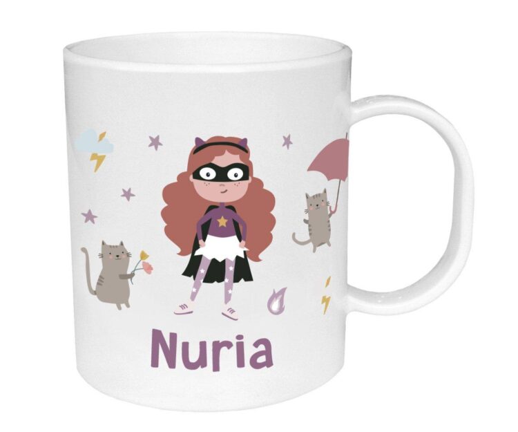 Taza de Plástico Personalizada Fantastic Girl