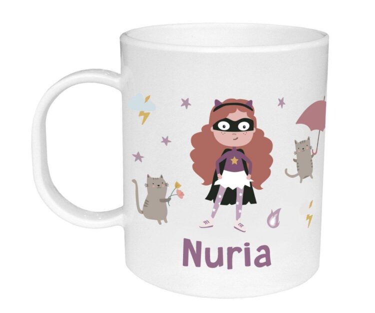 Taza de Plástico Personalizada Fantastic Girl - Imagen 2