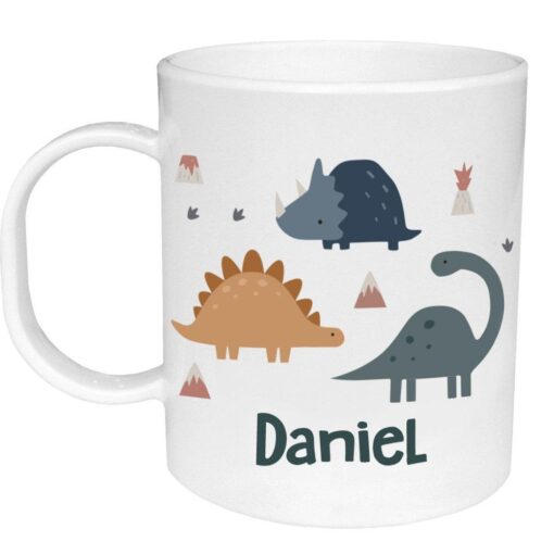 Taza de Plástico Personalizada Dinos World