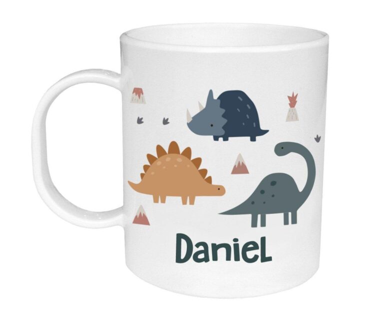Taza de Plástico Personalizada Dinos World