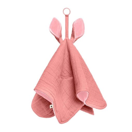 Doudou Kangaroo BIBS Dusty Pink