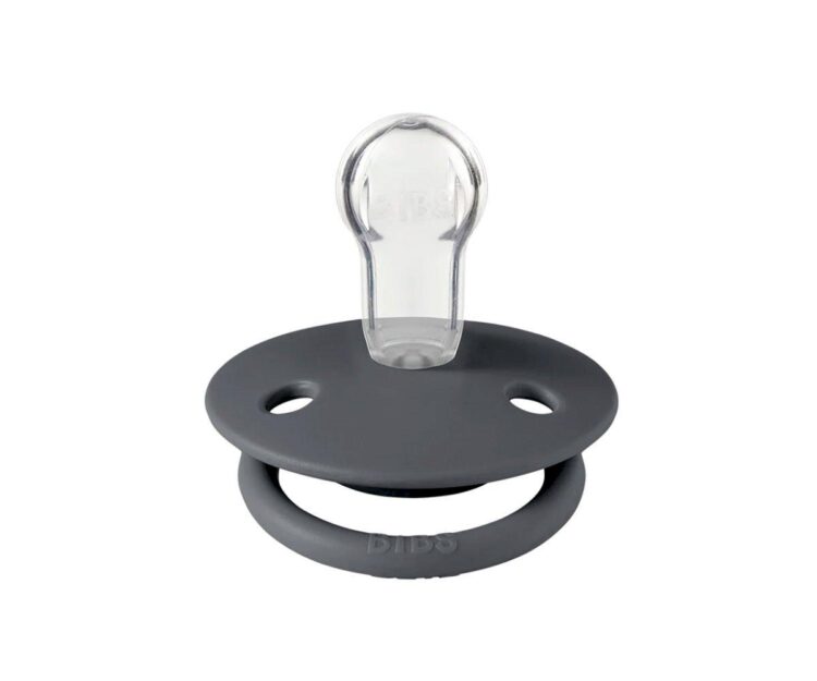 2 Chupetes BIBS De Lux Onesize Sand/Iron Silicona - Imagen 5