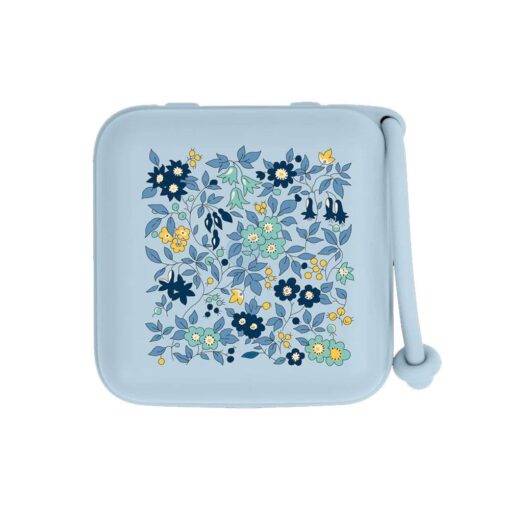 Portachupetes BIBS Liberty Chamomile Lawn Baby Blue