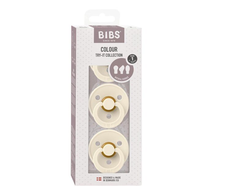 Pack 3 Chupetes BIB Try-It Ivory - Imagen 2