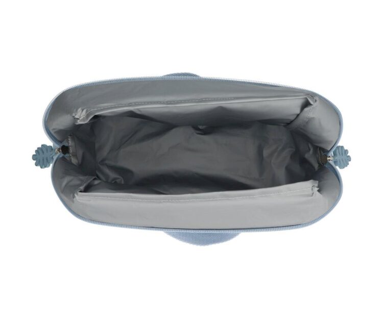 Bolsa Térmica Acolchada Leaves Blue Personalizable - Imagen 2