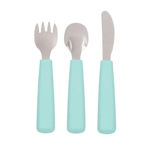 Set 3 Cubiertos Feedie Menta