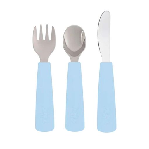 Set 3 Cubiertos Feedie Azul Empolvado