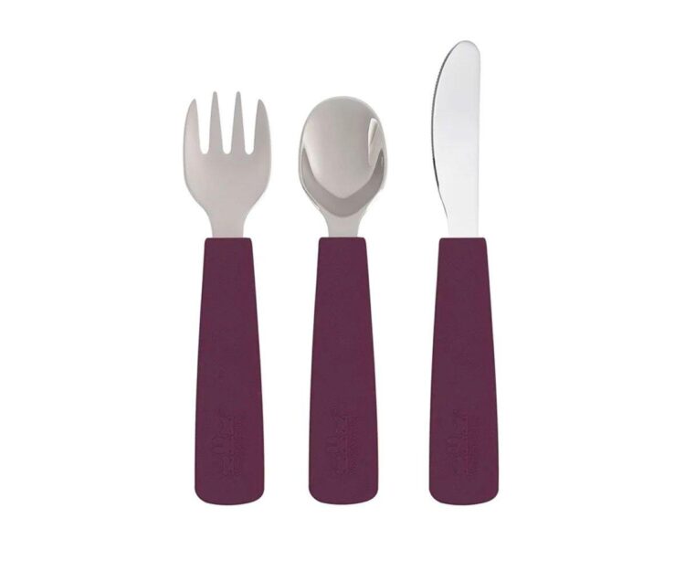 Set 3 Cubiertos Feedie Plum