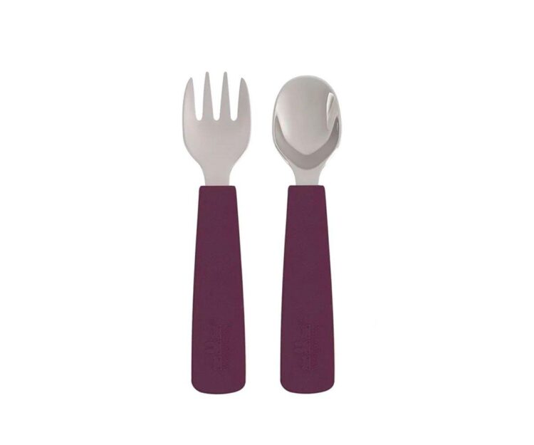 Set 2 Cubiertos Feedie Plum