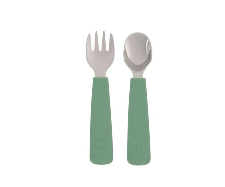 Set 2 Cubiertos Feedie Sage