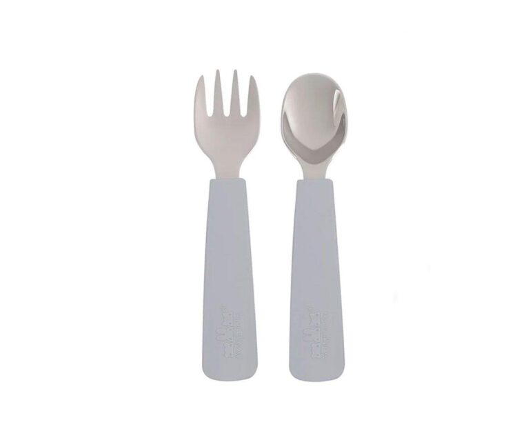 Set 2 Cubiertos Feedie Gris