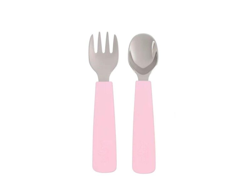 Set 2 Cubiertos Feedie Rosa Empolvado