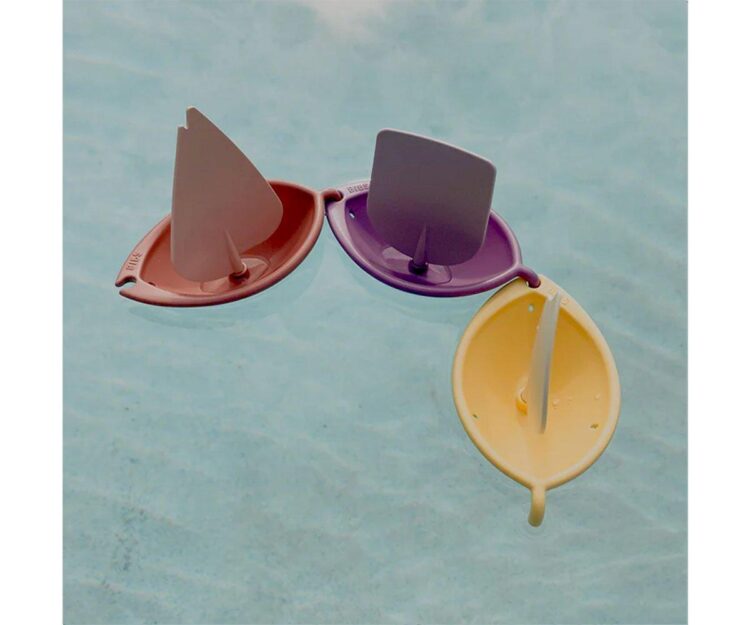 Juguete de Baño BIBS Sail Boats Pink Mix - Imagen 2