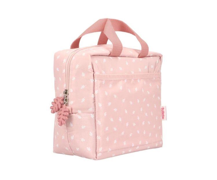 Bolsa Térmica Acolchada Leaves Pink Personalizable - Imagen 3