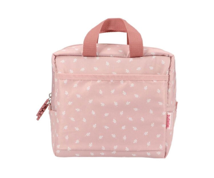 Bolsa Térmica Acolchada Leaves Pink Personalizable