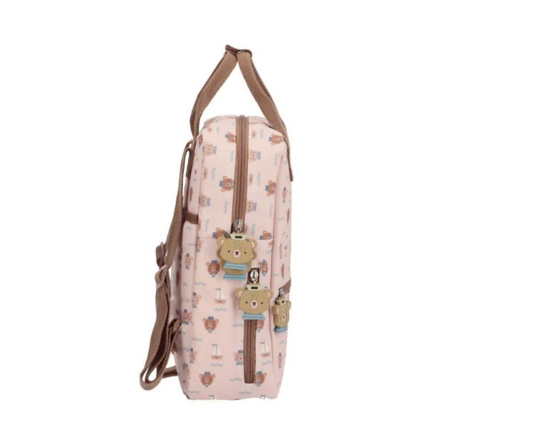 Mochila Escolar By Eef Lillemor Simon Bear + 1 Llavero Silicona Simon Bear - Imagen 3