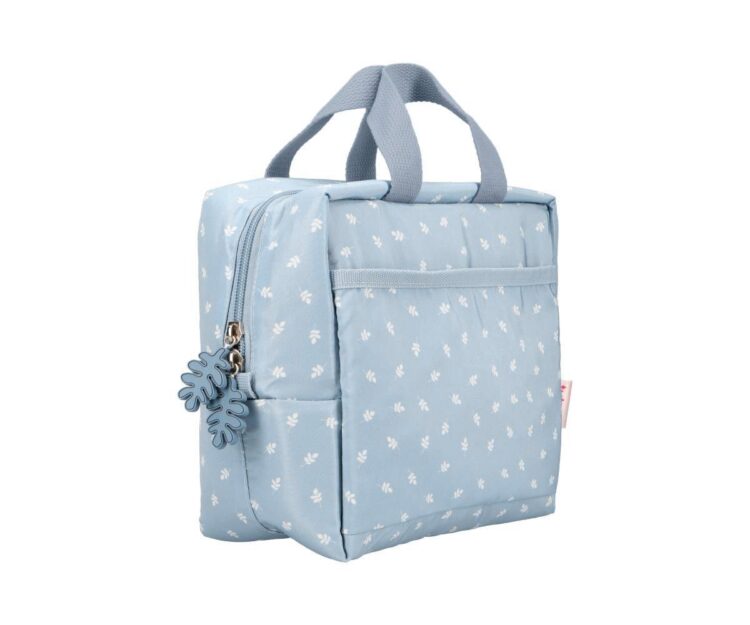 Bolsa Térmica Acolchada Leaves Blue Personalizable - Imagen 3