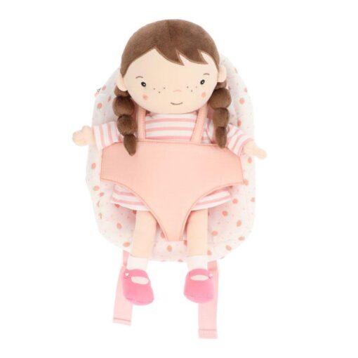 Muñeca Lola con Mochila Strawberries Blanca