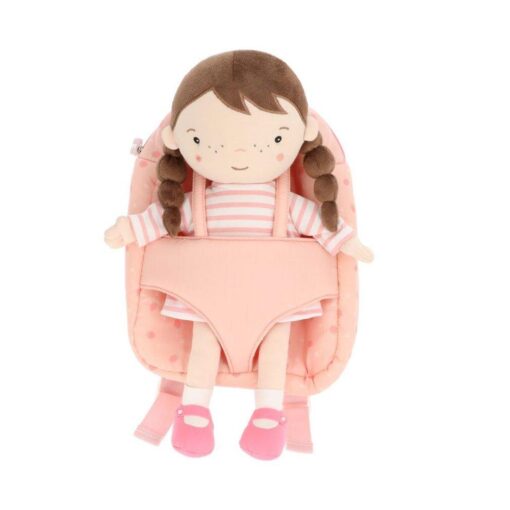 Muñeca Lola con Mochila Strawberries Rosa