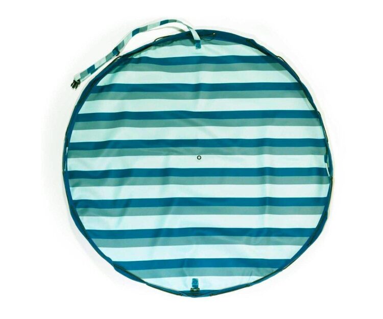 Saco Play & Go Impermeable OUTDOOR Azul Stripes Green - Imagen 5