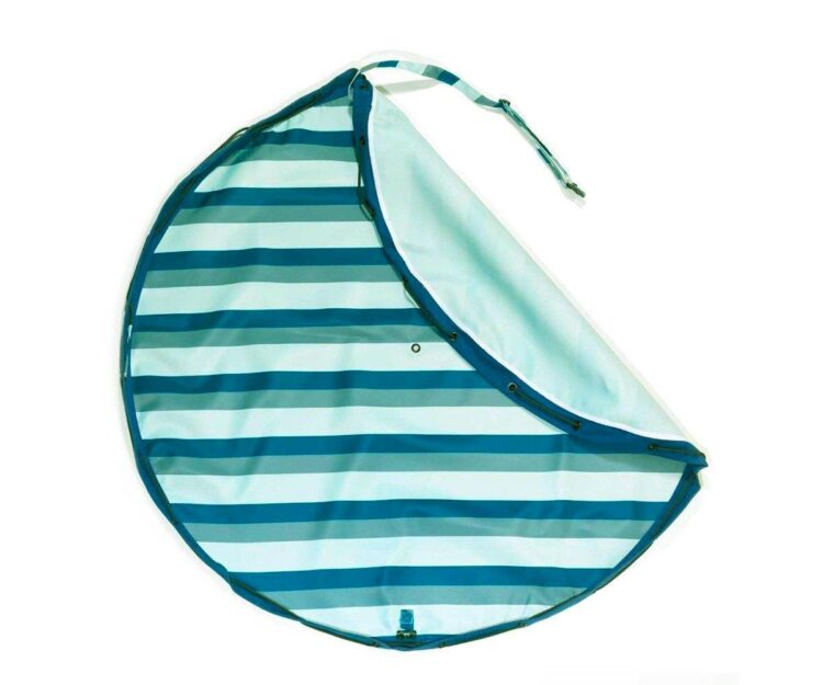 Saco Play & Go Impermeable OUTDOOR Azul Stripes Green - Imagen 6