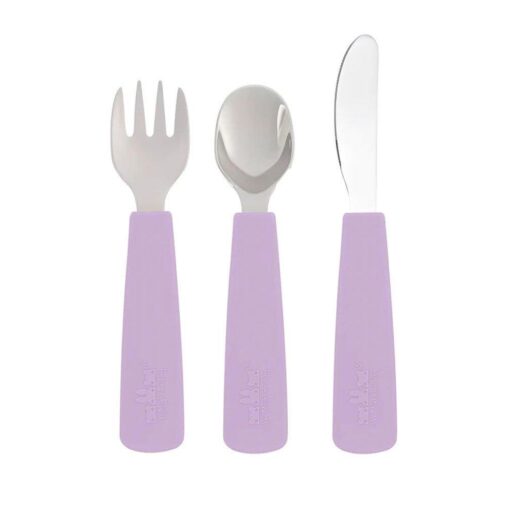 Set 3 Cubiertos Feedie Lilac